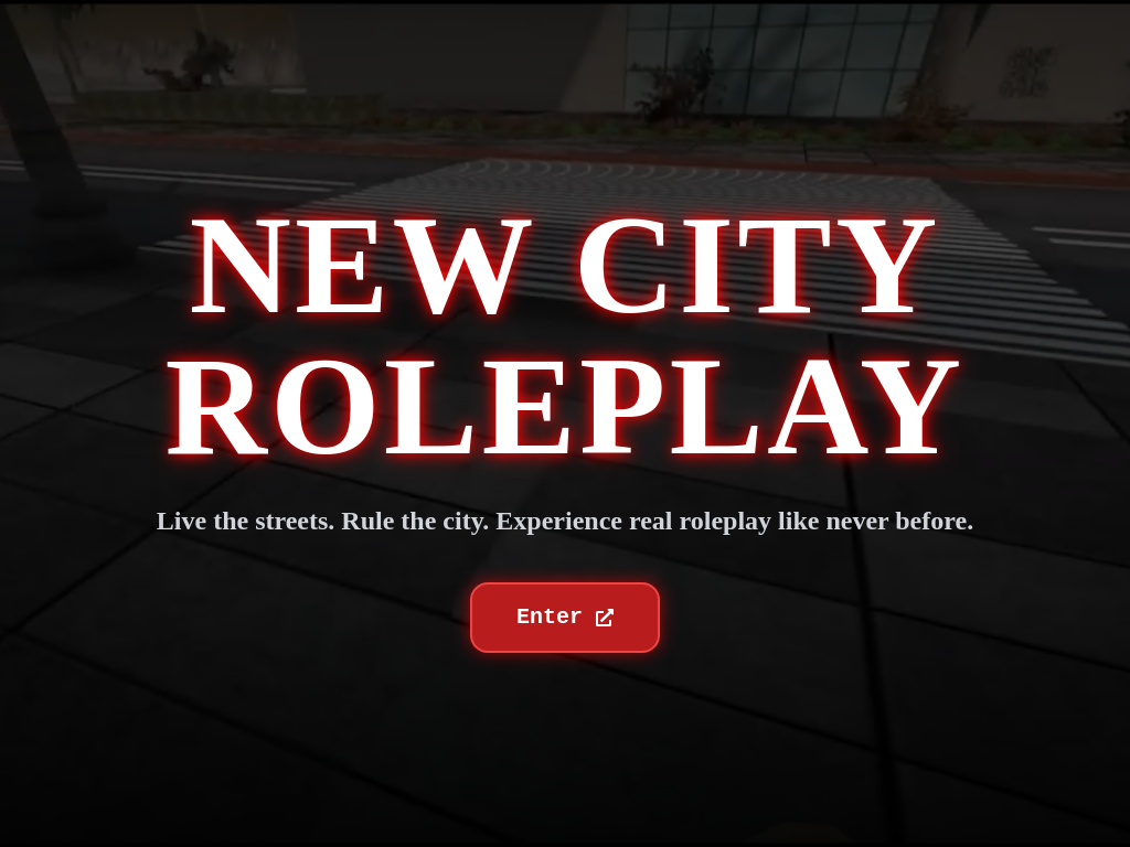 New City Roleplay — UCP & Admin Panel