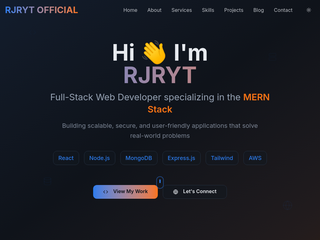RJRYT Portfolio